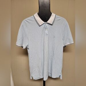 Vintage Brooks Brothers Original Fit Men's XL Blue White Short Sleeve Polo Shirt